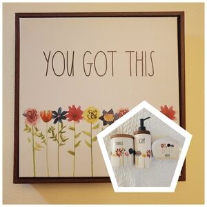 Rae Dunn Artisan Collection 4-Piece Bathroom  Set